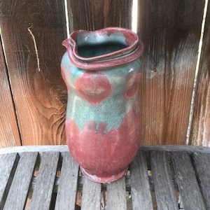 Handmade Pottery Vase Ceramic Crystalline Glazed Decor