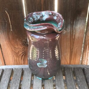 Handmade Pottery Vase Ceramic Crystalline Glazed Decor