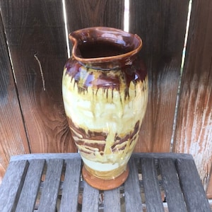 Handmade Pottery Vase Ceramic Crystalline Glazed Decor