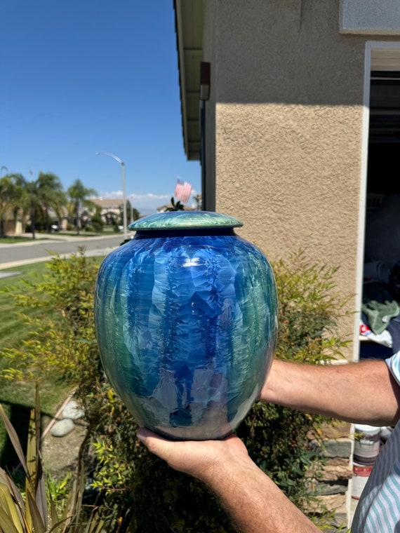 Decorative Jar or Vase with Lid