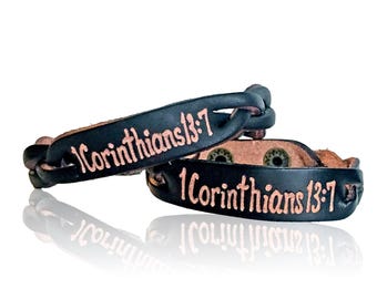 Leather engraved bracelets - Custom leather engraved Bracelets - Personalized leather bracelets for couples - leather custom bracelets