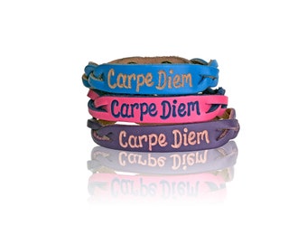Couples Matching Engraved Bracelets - His and Hers Jewelry - Custom engraved leather bracelets for women - Girlfriend gift, Gifts for her
