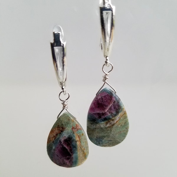 Gemstone Earrings Etsy