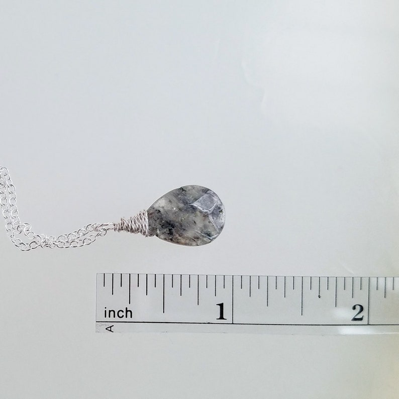 Raw Birthstone Crystal Silver Gem Necklace Gift for Her Birthstone Necklace Mom\u2019s Christmas Rough Moss Agate Crystal Necklace