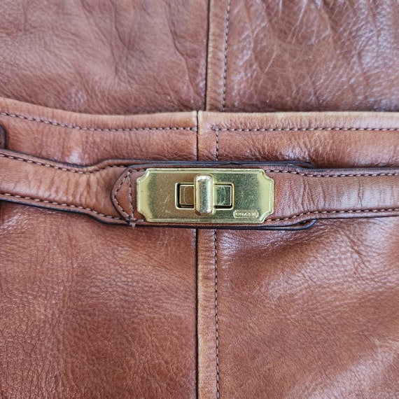COACH Shoulder Leather Bag Vintage 1970s - image 9