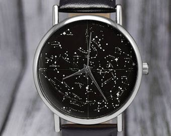Vintage Constellation Watch | Northern Hemisphere | Leather Watch | Ladies Watch | Men's Watch | Birthday | Wedding | Gift Ideas | Accessory
