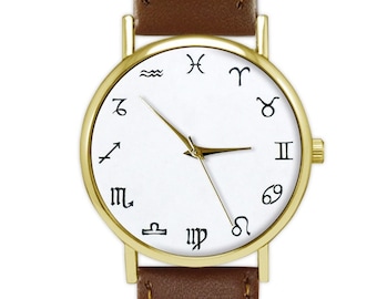 Zodiac Signs | Zodiac Symbols | Astrology Watch | Minimalist | Ladies Watch | Men's Watch | Birthday | Wedding | Gift Ideas | Accessories