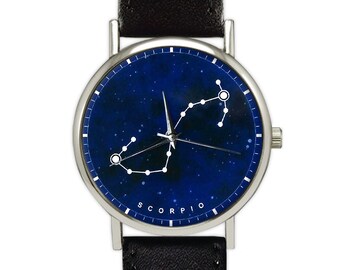 Scorpio Constellation Watch | Zodiac Watch | Ladies Watch | Men's Watch | Gift Idea | Minimalist | Geometric | Astronomy |