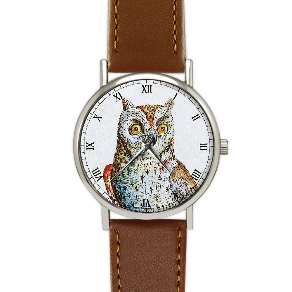 Vintage Owl Watch Bird Watch Leather Watch Ladies Watch Men s Watch Gift for Her Birthday Wedding Gift Ideas Accessories