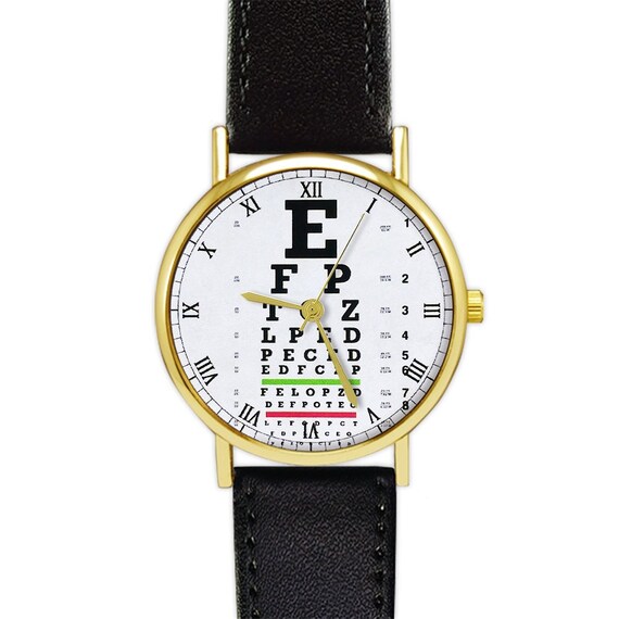 Snellen Eye Chart Watch, Optometrist Gift, Ophthalmology  display picture 1