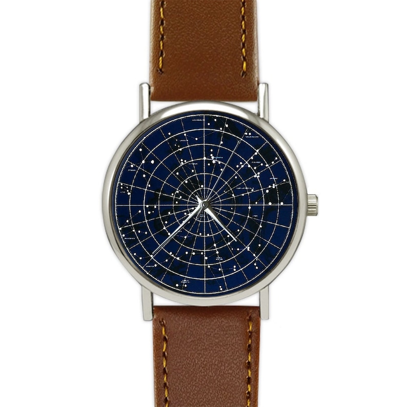 Constellation Watch Astrology Watch Zodiac Space Watch Ladies Watch Men's Watch Birthday Wedding Gift Ideas Accessory image 1