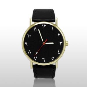 Arabic numbers watch - Etsy 日本