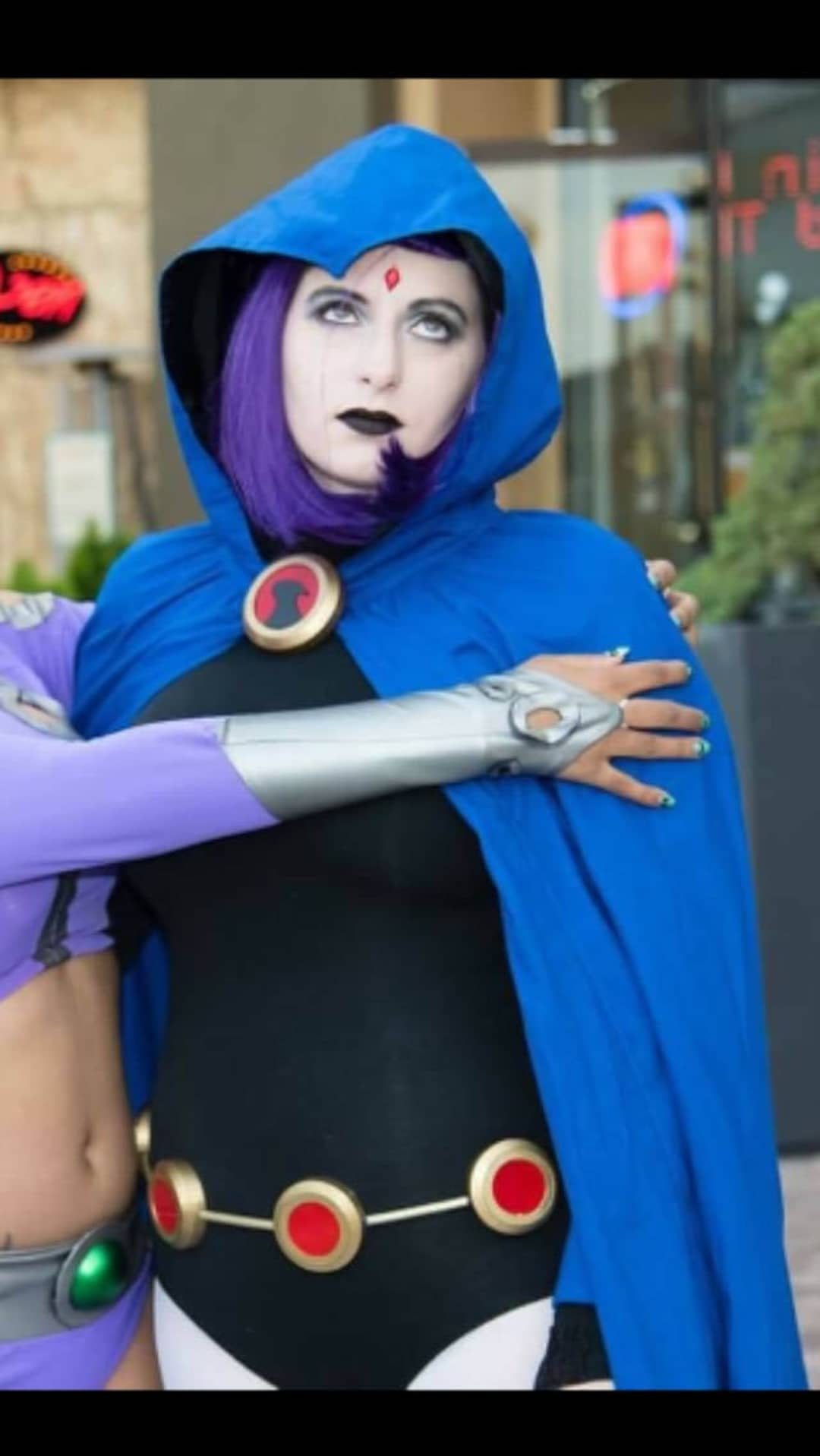 Fantasia Cosplay Ravena Jovens Titãs