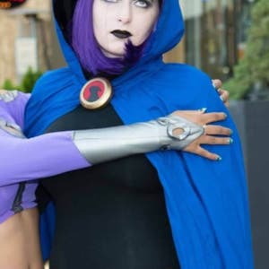 Adult Cosplay Hooded Cape suitable for Raven Teen Titans Cosplay