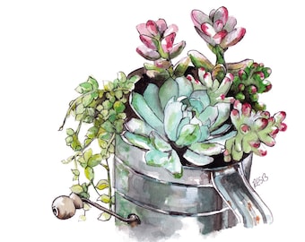 Ｂ-37 多肉植物の油絵　４号　額付き 多肉植物｜豊明卸問屋ドットコム