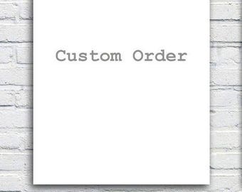 Reserved Custom Order For Specific Client - One 5x7in print on textured rag paper (Firefly edit)