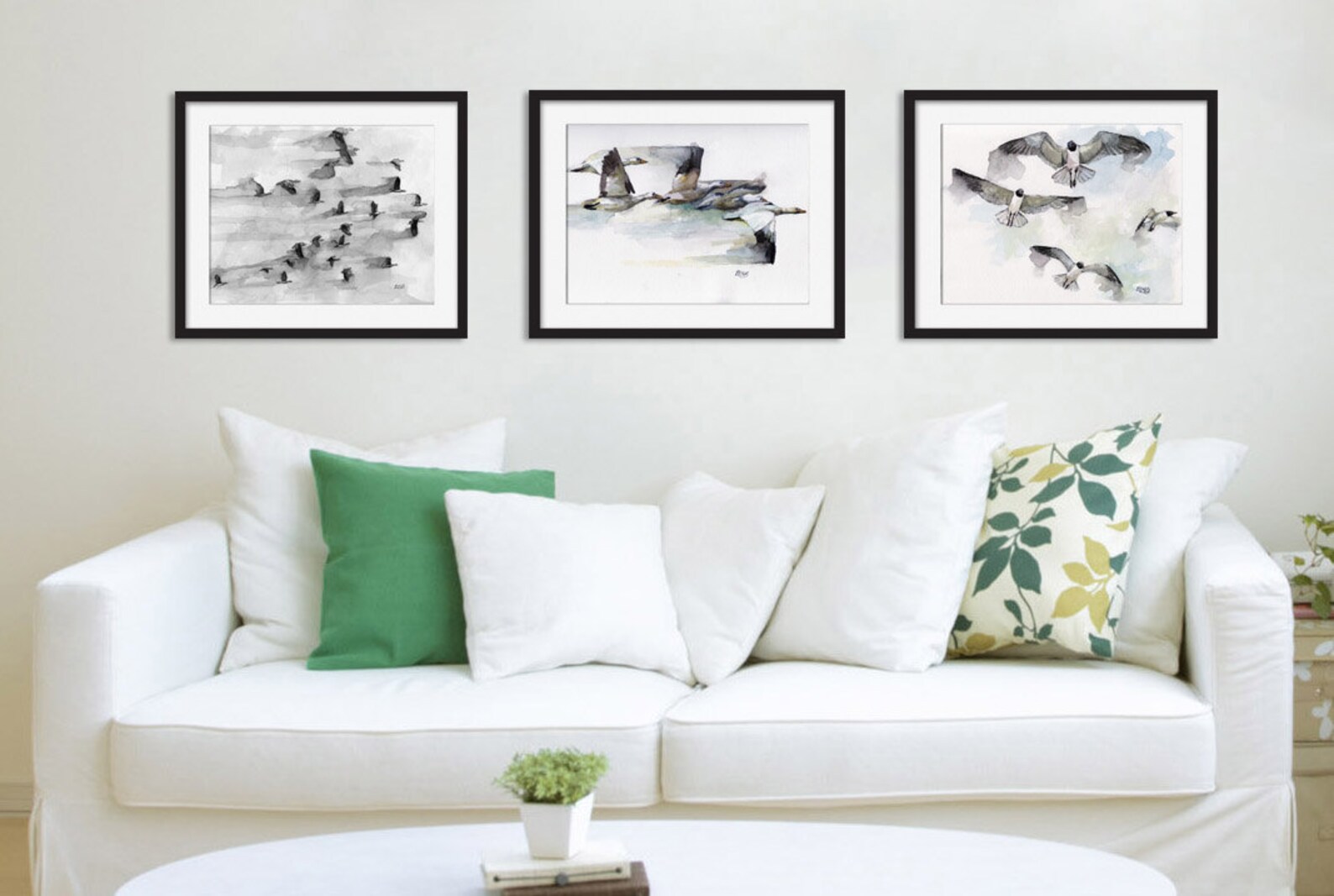 Bird Print Set of 3 8x10 Watercolor Paintings Bird | Etsy