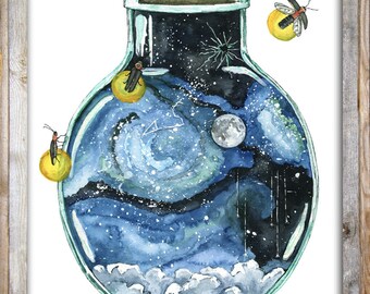 水彩画　「Polar Moon」 il_340x270.1476108559_epkl.jpg