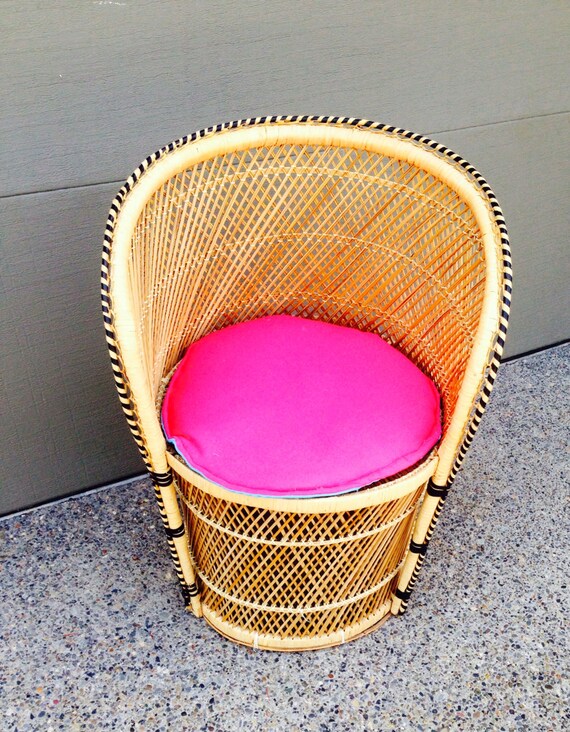 Items similar to SOLD do not buy* Vintage Retro Bohemian Wicker Small