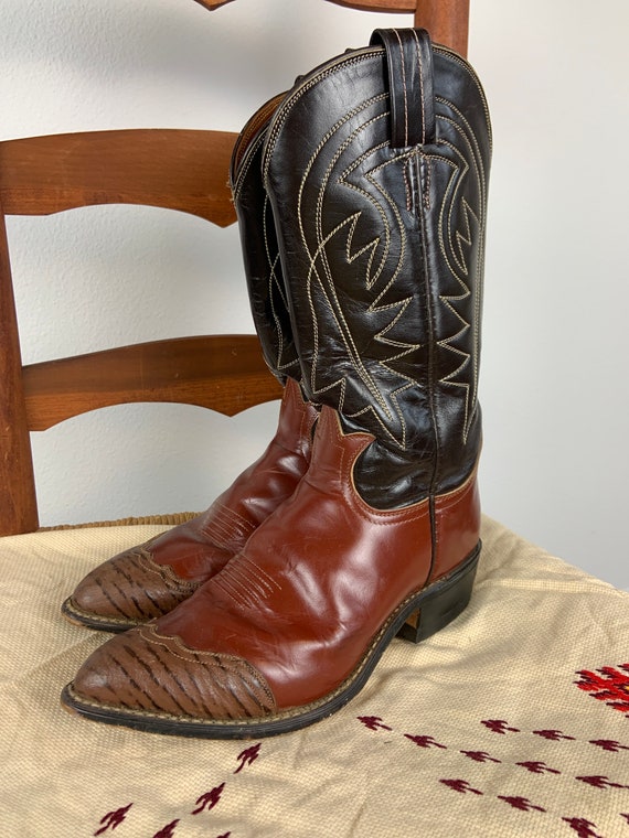 boys leather cowboy boots