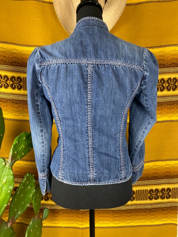 Vintage 1980s Denim Prairie Style Jacket GAP - image 4