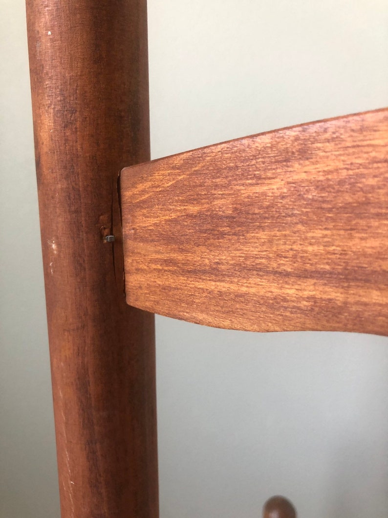 Vintage Ladder Back Cord Chair