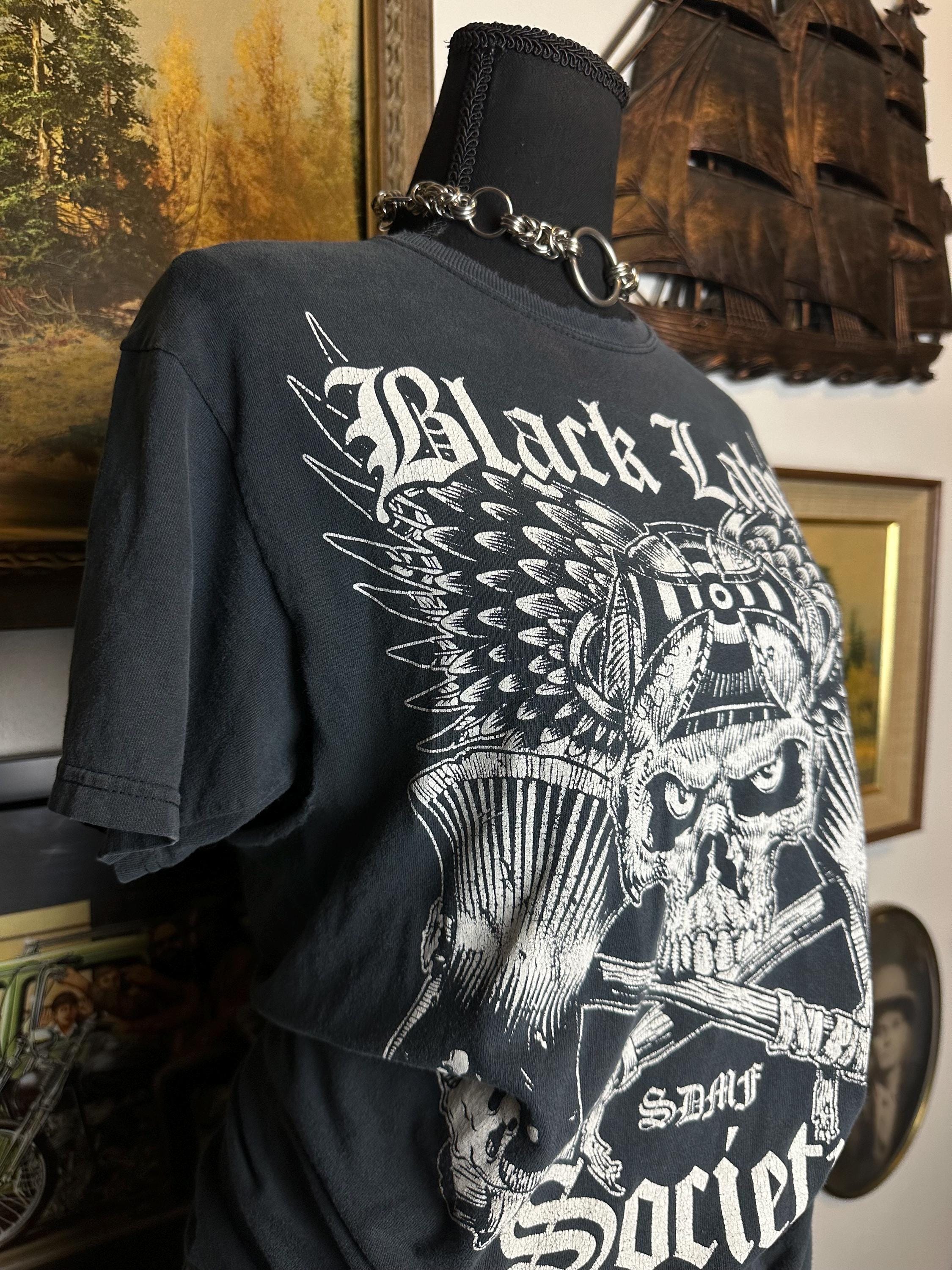 Vintage Y2K Black Label Society T-shirt Trashed Size Small - Etsy