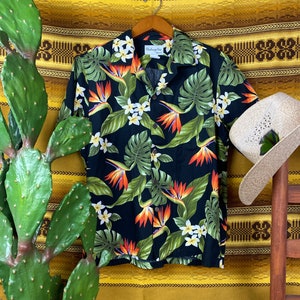 Vintage Pierre Cardin Hawaiian Shirt Made in Korea / Green - Etsy