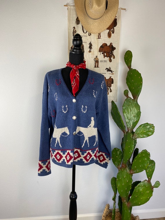 Vintage Women’s Western Sweater Women’s XL