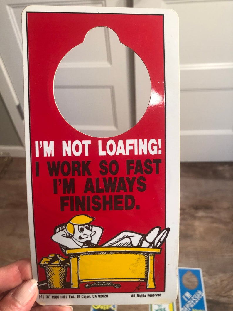 Vintage Funny Sayings Door Hangers Do Not Disturb Etsy