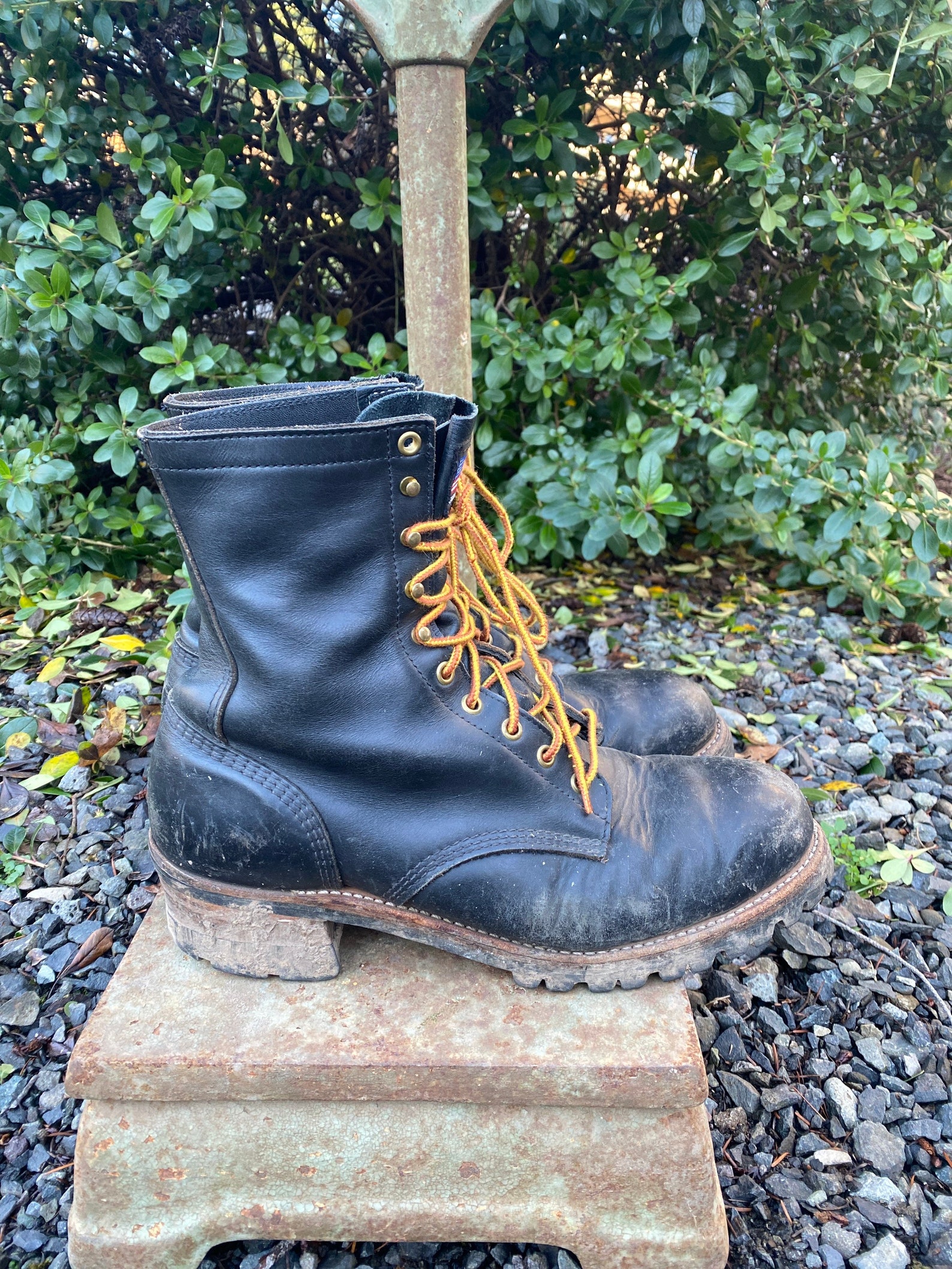 Vintage Danner Work Boots Iron Age Logging Boots Mens 11 Etsy