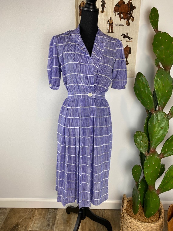 Vintage 1970s does 1950s City Dress - image 2