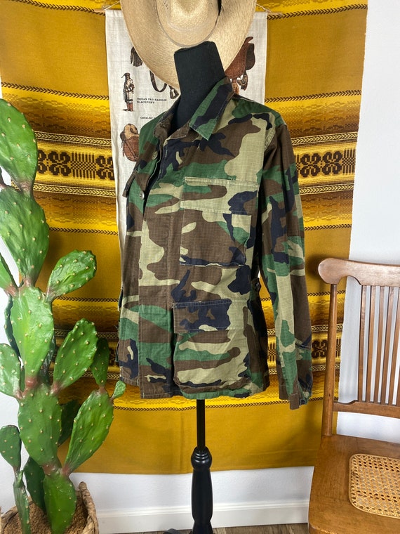 Vintage US Army Jacket Camouflage Jacket - image 3