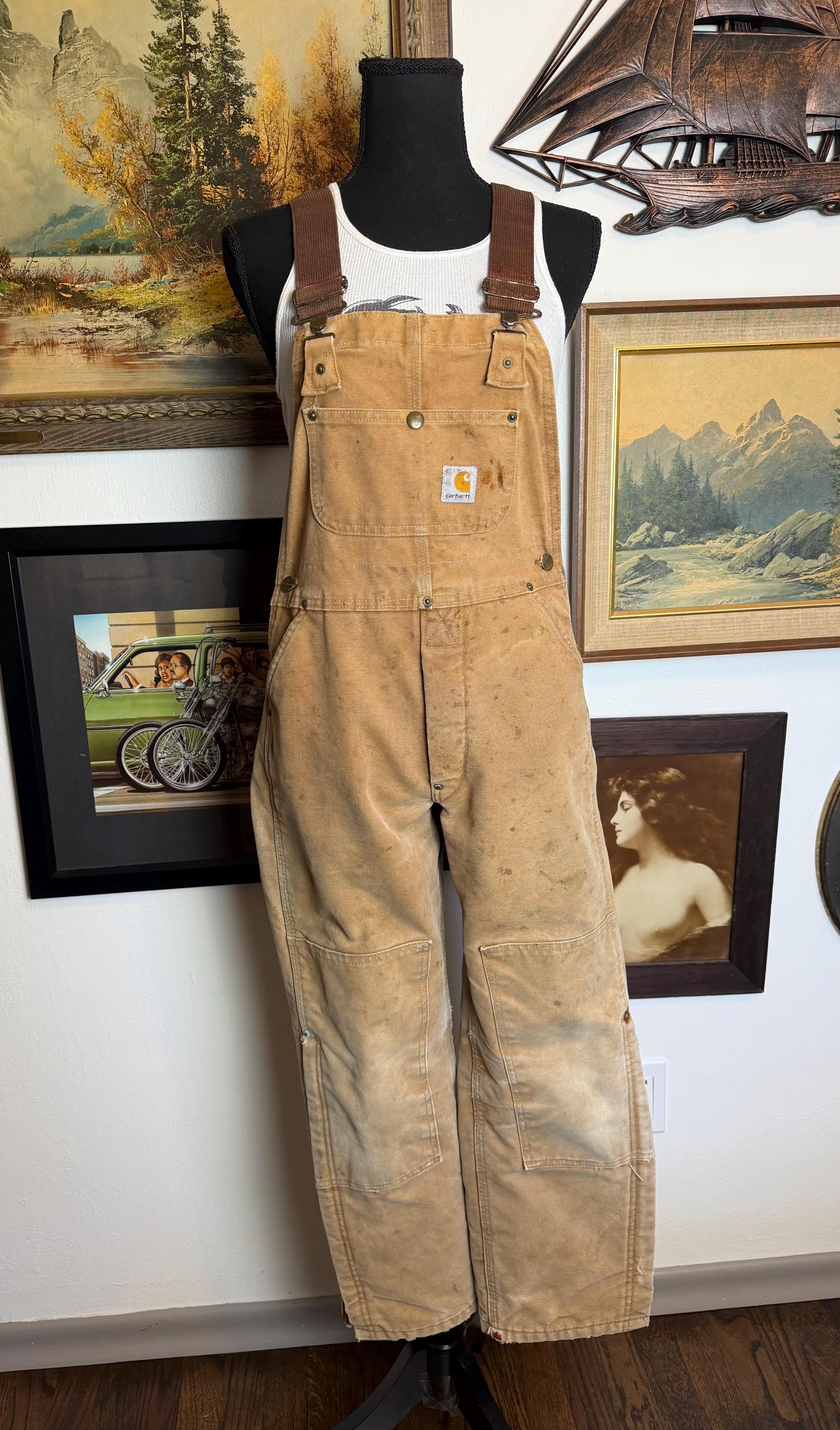 Carhartt Overalls Vintage - Etsy