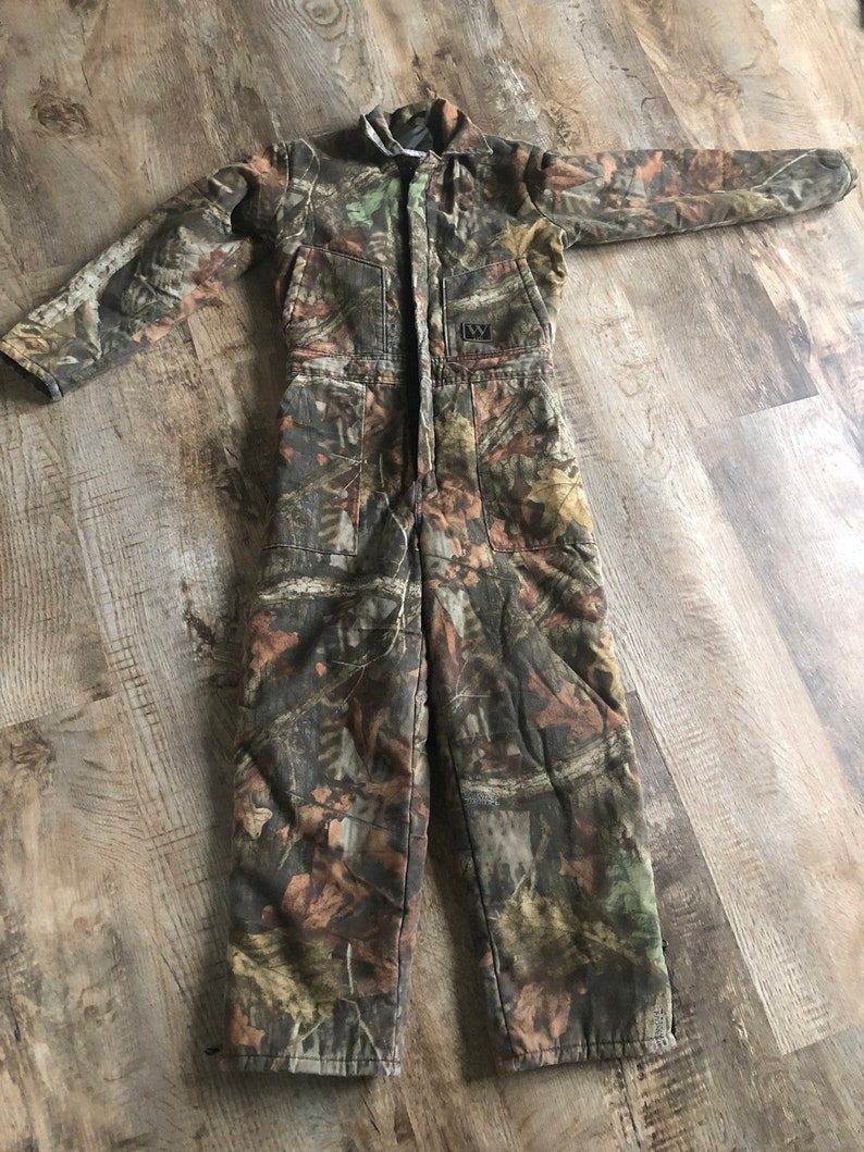Vintage Walls Insulated Camouflage Coveralls Womens XS