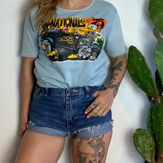Vintage 1970s Roach Shirts UnNationals Tee Size S-
