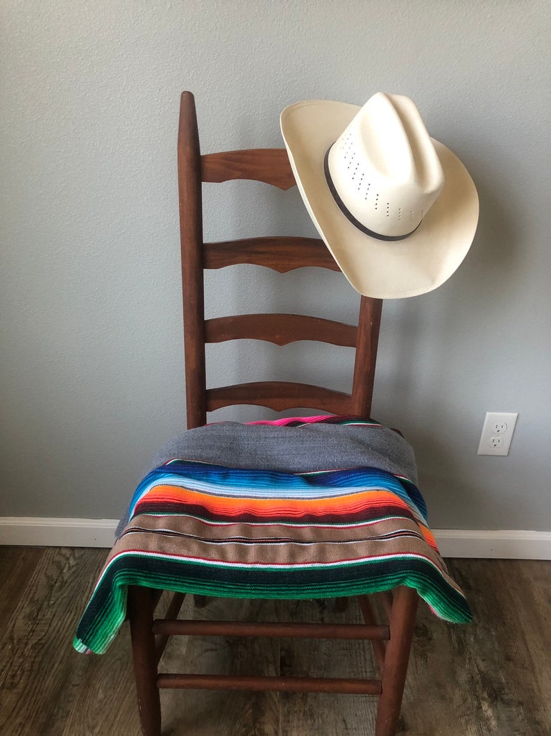 Vintage Ladder Back Cord Chair