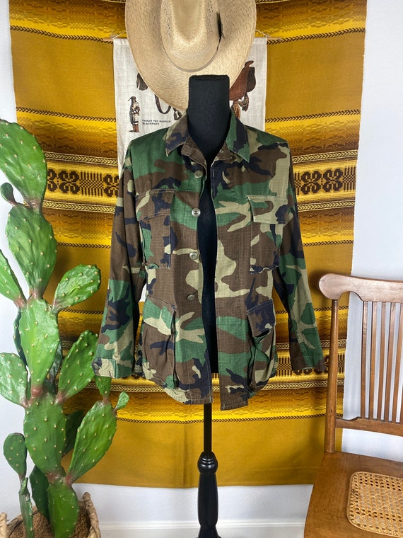 Vintage US Army Jacket Camouflage Jacket - image 2