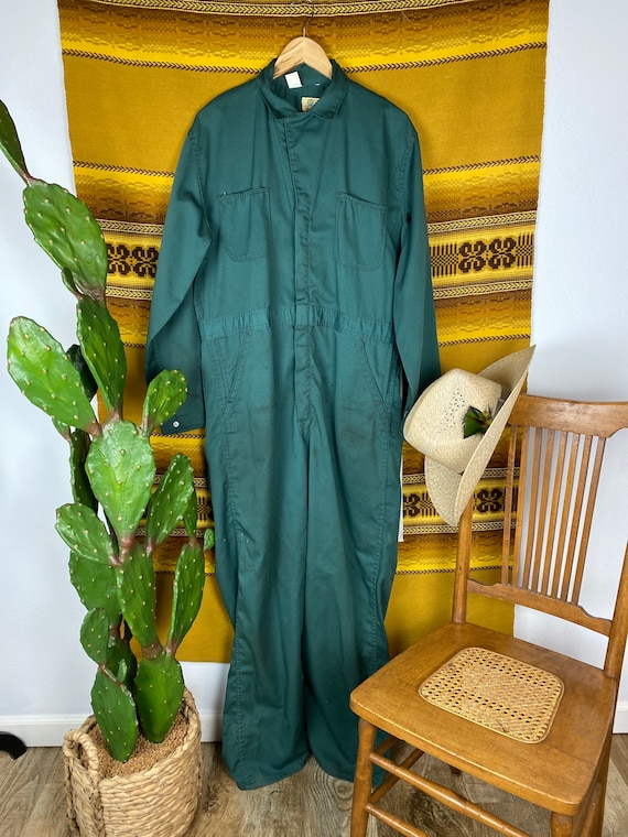 Vintage Big Ben Coveralls Sage Green Size 42 Long - image 1