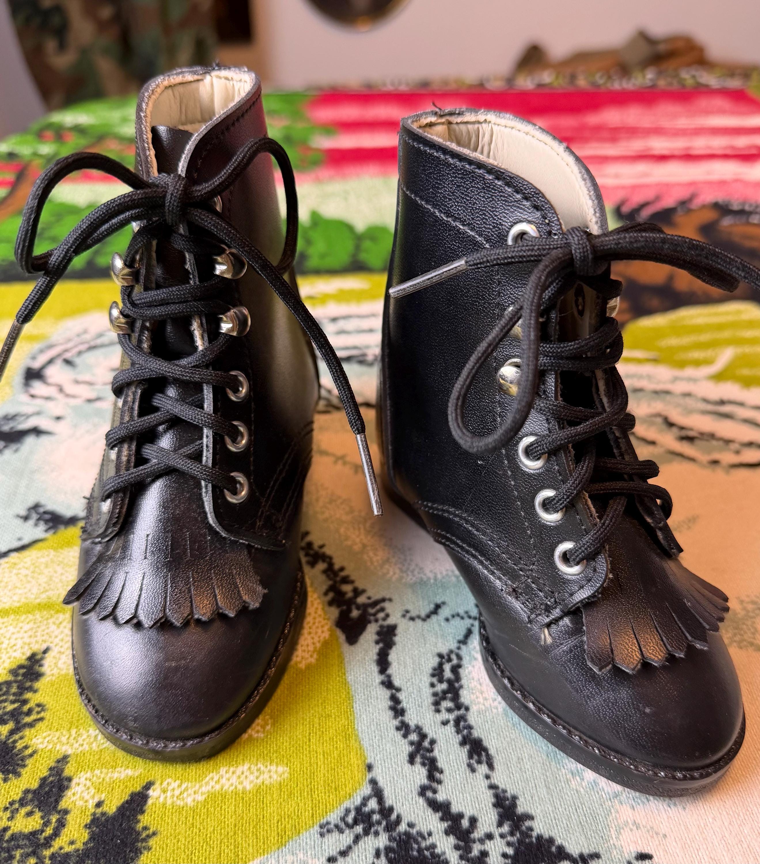 靴 SLY POINTED LACE UP WESTERN BOOTS Lace up Roper Boots - Etsy