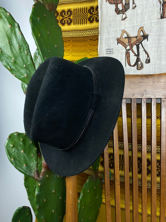 Vintage Borsalino Wool Felt Hat “Glen” Size Small