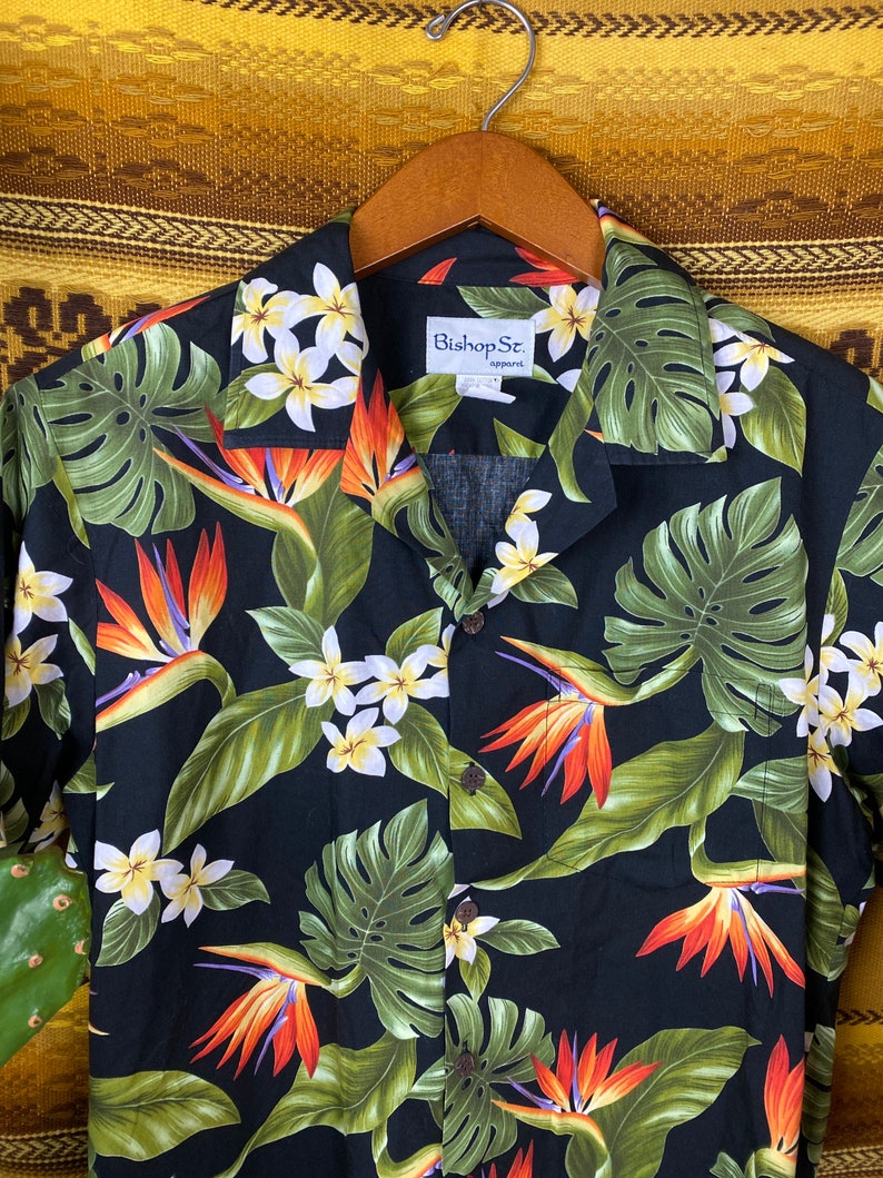 Vintage Men's Bishop St Hawaiian Shirt image 2