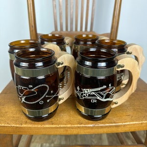 Vintage Siesta Ware Cowboy Barrel Mugs image 4