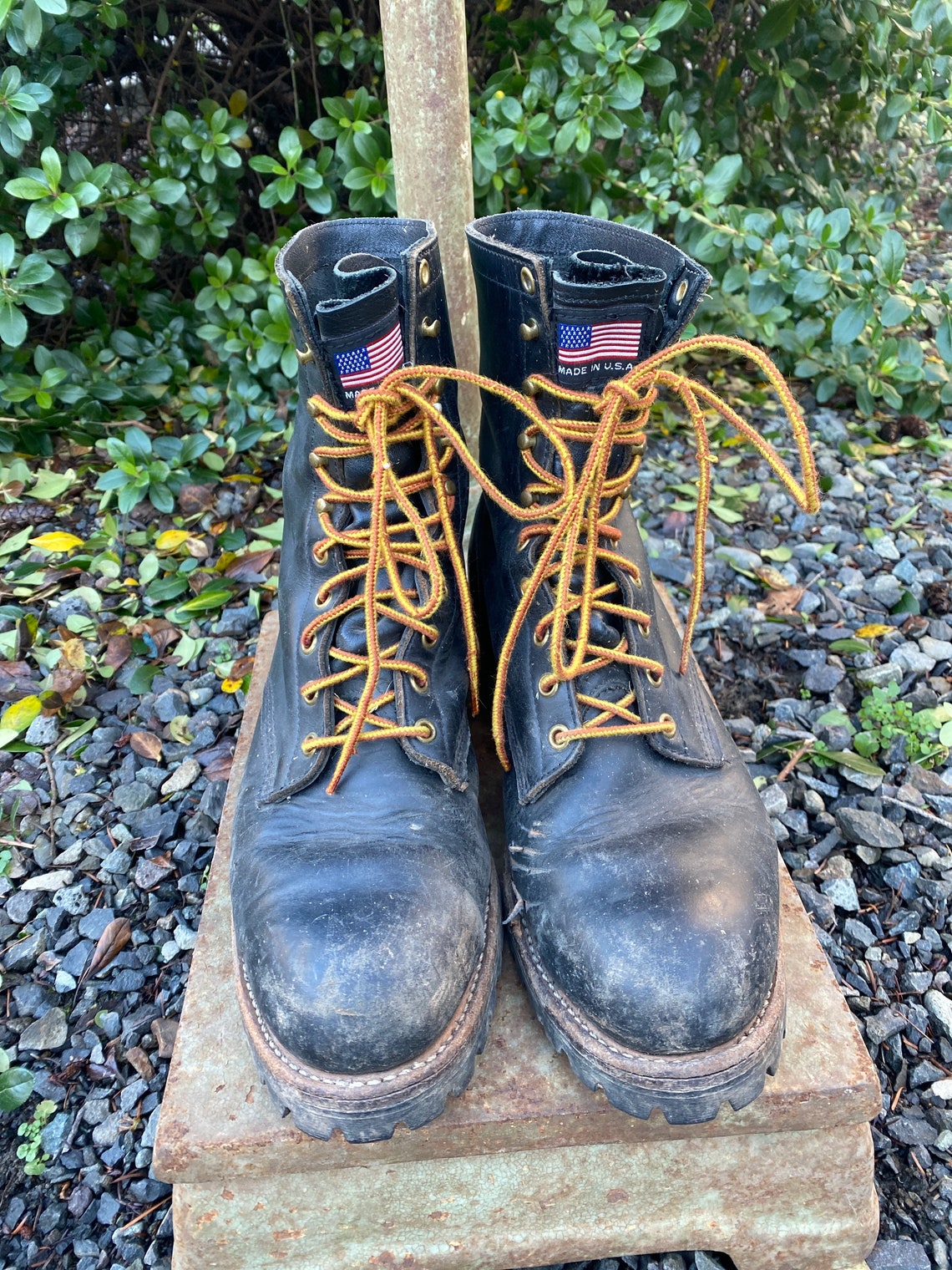 Vintage Danner Work Boots Iron Age Logging Boots Mens 11 | Etsy