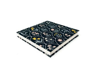 Square Watercolor Sketchbook, 6x6 Inch, Cold Press Paper, Coptic Bound Journal, YUNA