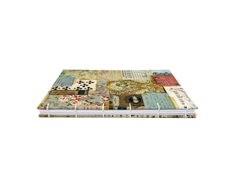 Lined journal with lay flat pages and pocket for notes. Back to school. EFFIE