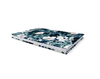 DOT GRID journal notebook. Lays flat with dot grid pages, plus a pocket. SYLVIA