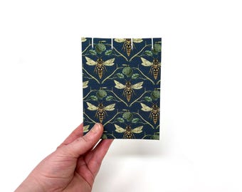 Pocket Sketchbook, 4" x 5", Watercolor Journal, Travelers Notebook, Mix Media Paper, Guest book, Sketchbook Journal, KARINA