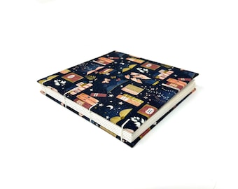 Watercolor Sketchbook, 6" x 6" Square, Artist Notebook, Sketchbook Journal, Watercolor Journal, BEA