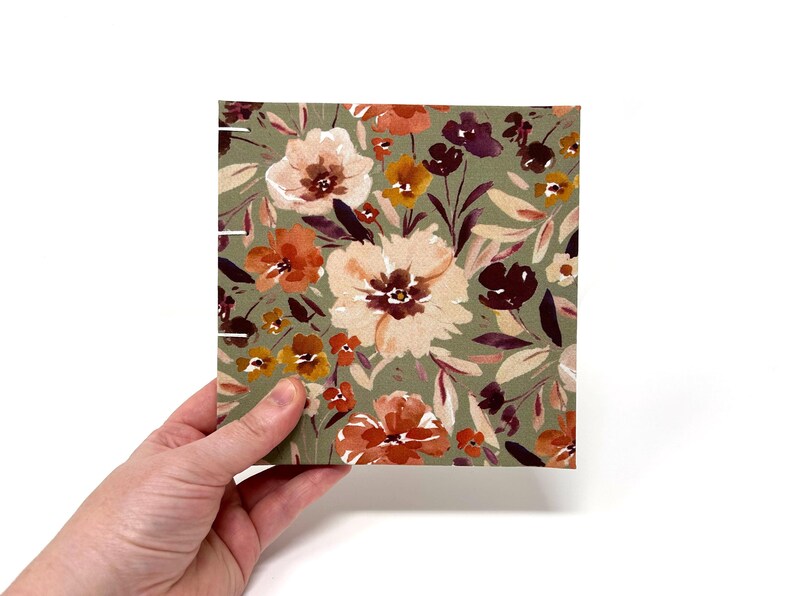 Square Watercolor Sketchbook, 6x6 Inch, Cold Press Paper, Coptic Bound ...